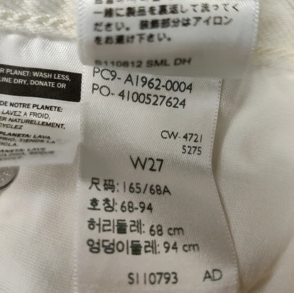 Levi's 501 90's high rise "Love" denim shorts size 27w - Picture 4 of 4